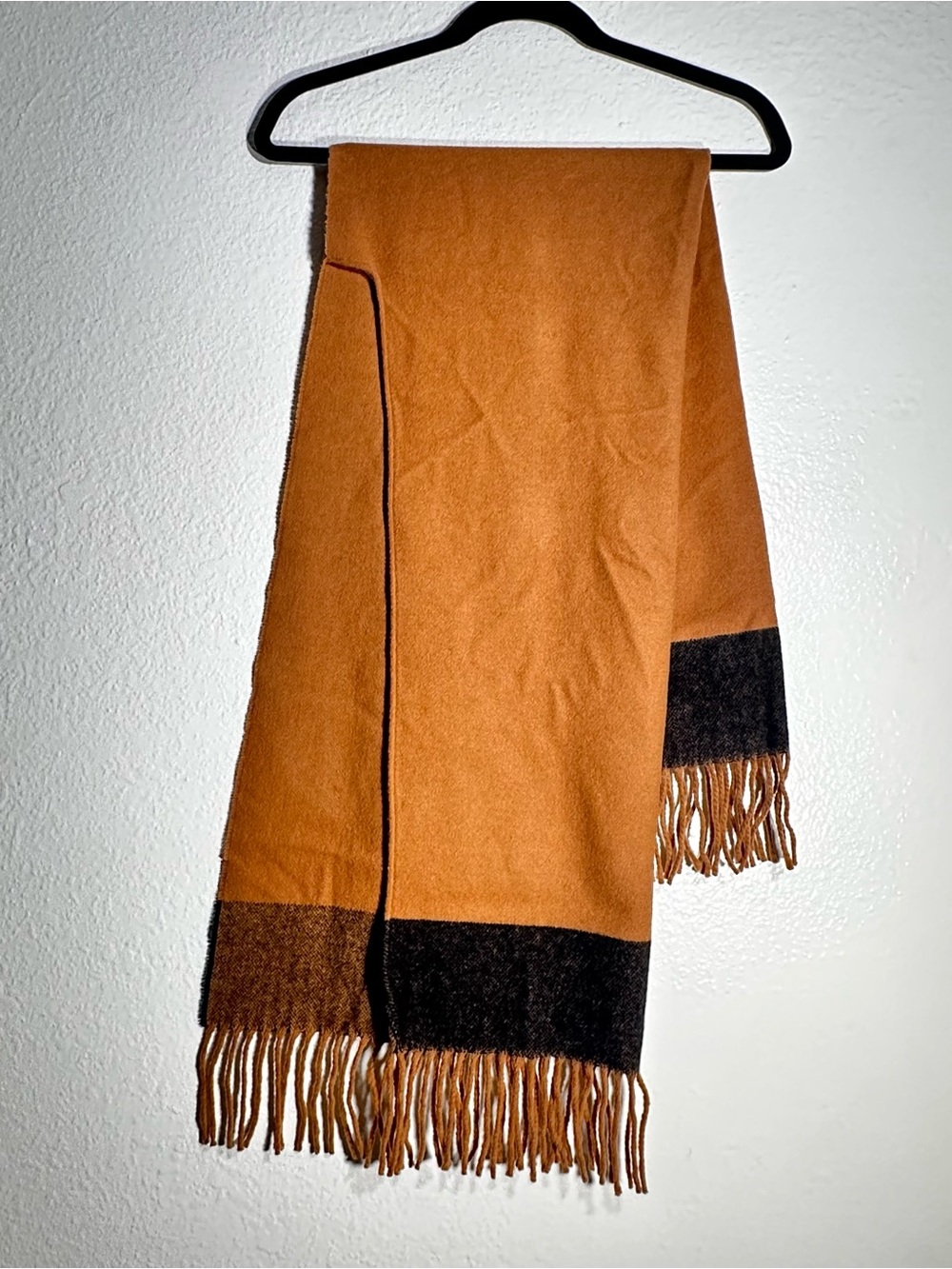 Rag & Bone Camel Fringe Scarf Wrap